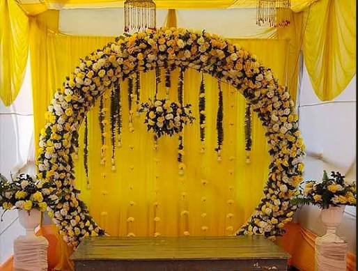 Haldi Backdrop Decoration in Patna